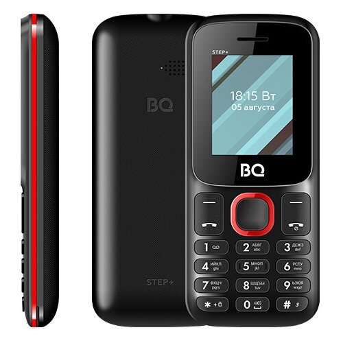 сотовый телефон bq 1848 step black blue Сотовый телефон BQ 1848 Step+ Black-Red