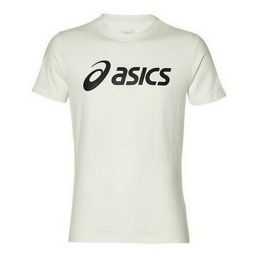 фото Футболка asics big logo tee размер m, brilliant white/performance black