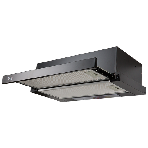 Встраиваемая вытяжка OASIS UV-60B F управление кнопочное черный 1137300₽