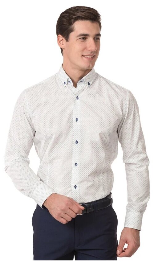 Рубашка GroStyle, размер 42/182, белый