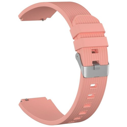Ремешок силиконовый GSMIN Italian Collection 22 для Honor Watch Magic (Розовый)