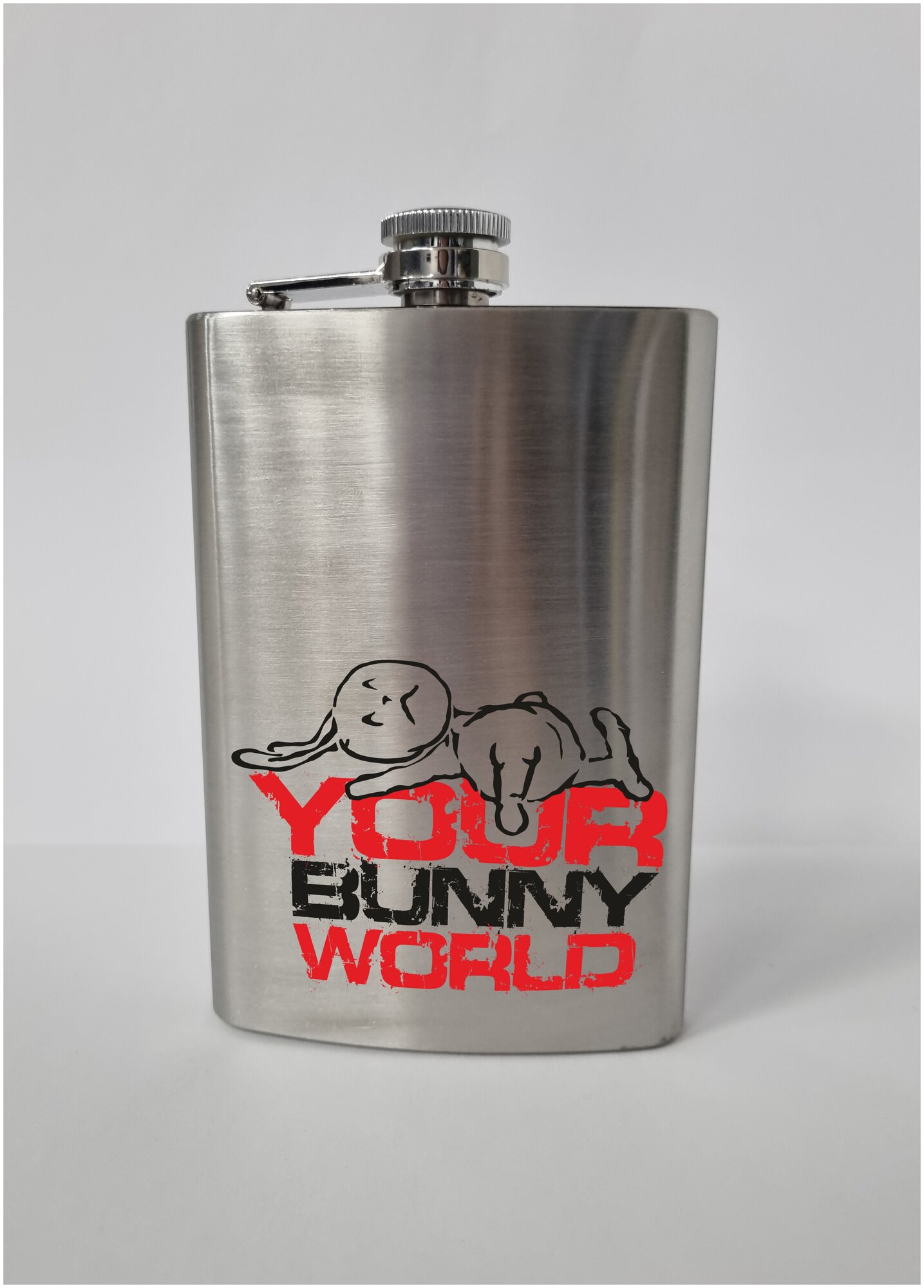 Фляга для алкоголя из нержавеющей стали "Your bunny world" 295 мл