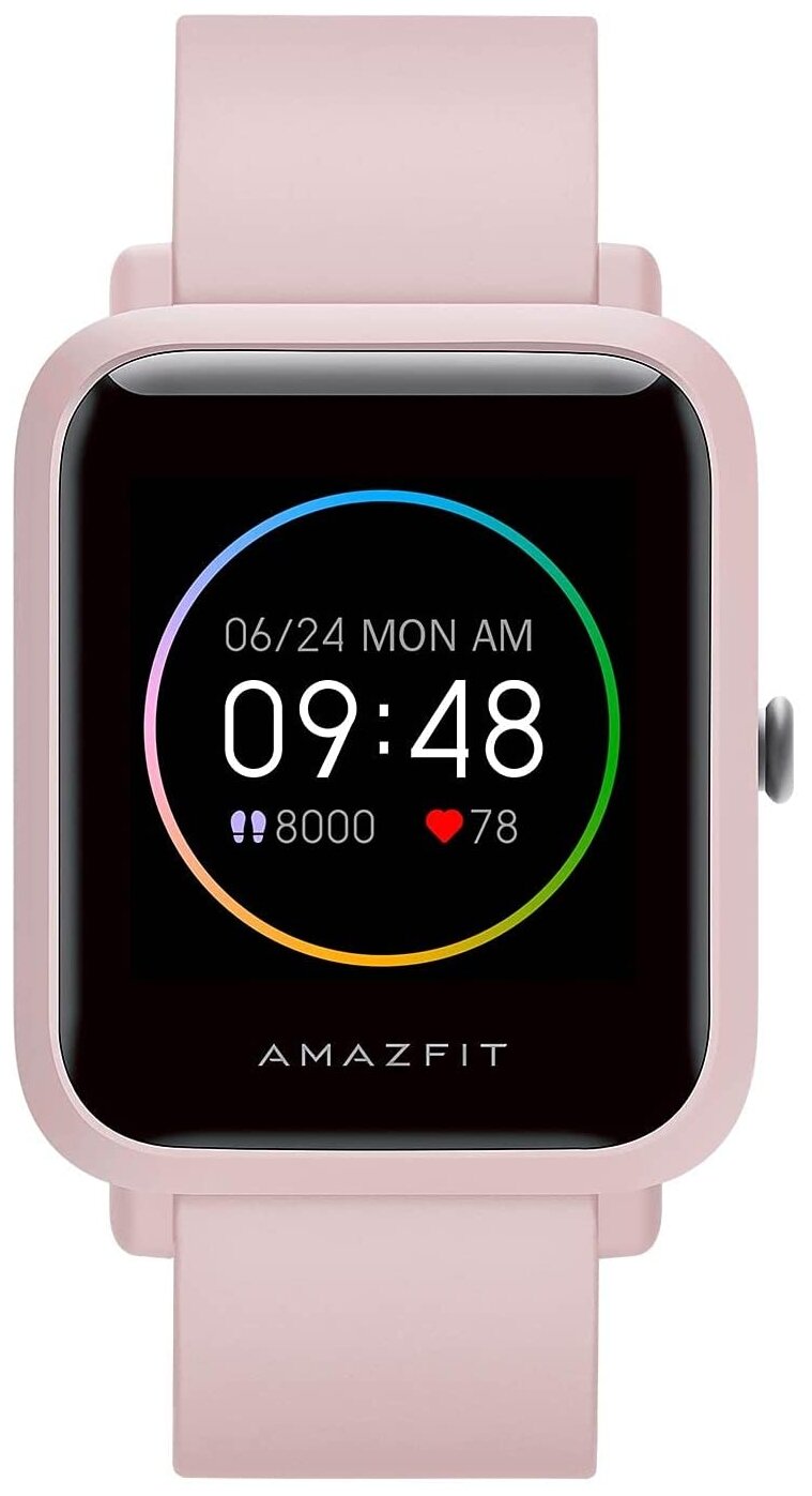 Умные часы Amazfit Bip S Lite, розовая сакура