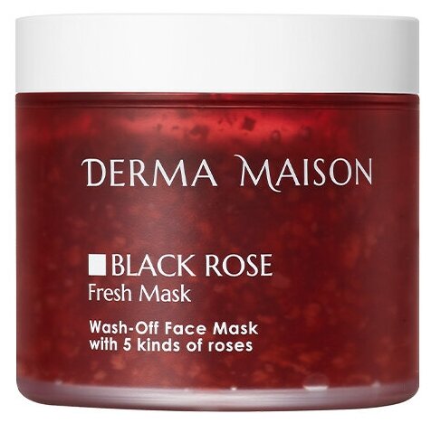Тонизирующая маска с экстрактом розы и комплексом ферментов MEDI-PEEL Derma Maison Black Rose