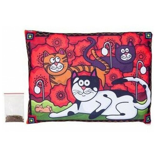 Антицарапки Матрас для кошек с валерианой и кошачьей мятой буги-вуги, 40х30 см