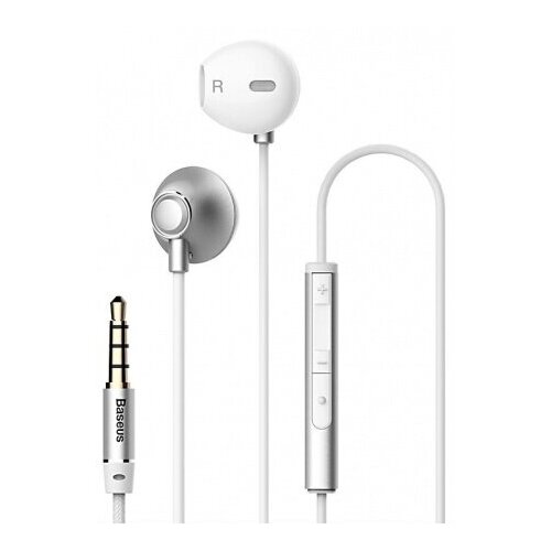 Проводные наушники BASEUS H06 Encok Jack 35mm серебряный 173100₽