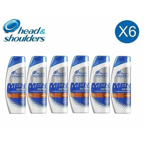 Шампунь Head & Shoulders Men ultra с кофеином 6х400 мл