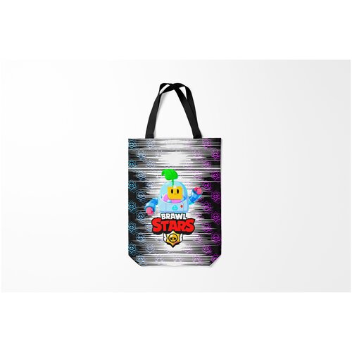 фото Сумка-шоппер / 31х42 см / геймерам / brawl stars sprout. burnettie