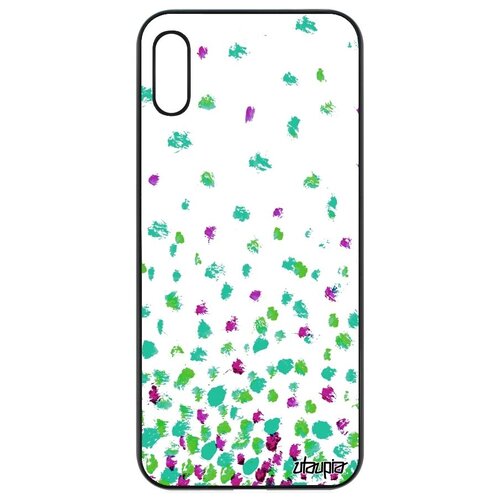 фото Чехол на смартфон // honor 8a // "снег" рисунок пыль, utaupia, белый