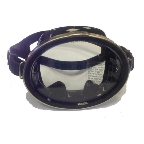 Маска OKDIVE RETRO, круглая, моностекло, нерж. рамка маска aqua черный силикон