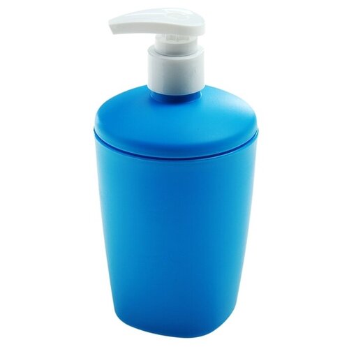 Дозатор для жидкого мыла Aqua, 300 мл, цвет голубой