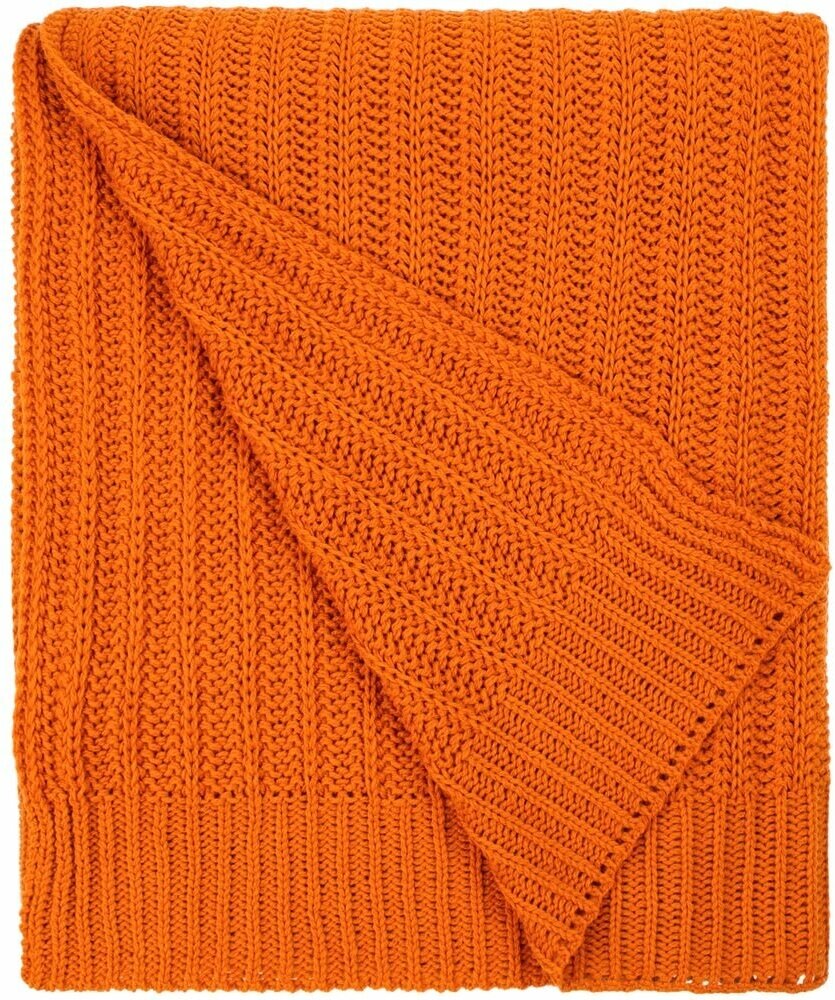 Плед Termoment, оранжевый, размер 110х170 см - фотография № 1