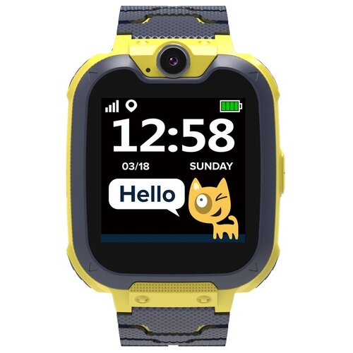 Детские смарт-часы Canyon KW-31 сенсорные 2G MP3 плеер камера игры звонки желтые 385800₽