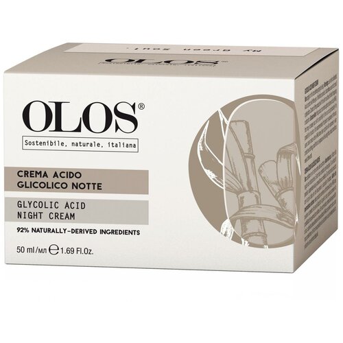 OLOS CREMA ACIDO GLICOLICO NOTTE Ночной крем с гликолевой кислотой 50 мл, PF022335