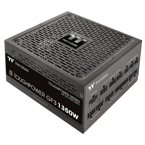 удлинительный кабель адаптера питания видеокарты atx3 0 12vhpwr 600 вт tipe a угловой цвет черный 30 см Блок питания Thermaltake GF3 TT Premium Edition 1350W (PS-TPD-1350FNFAGE-4) черный