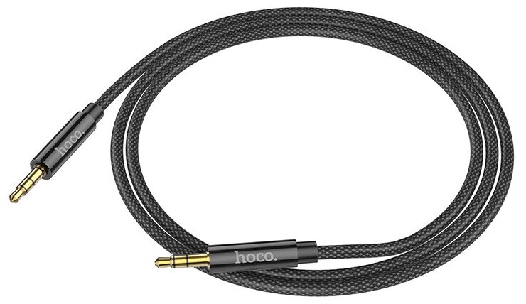 AUX Audio кабель 3,5 мм, UPA19, 2m, HOCO, черный