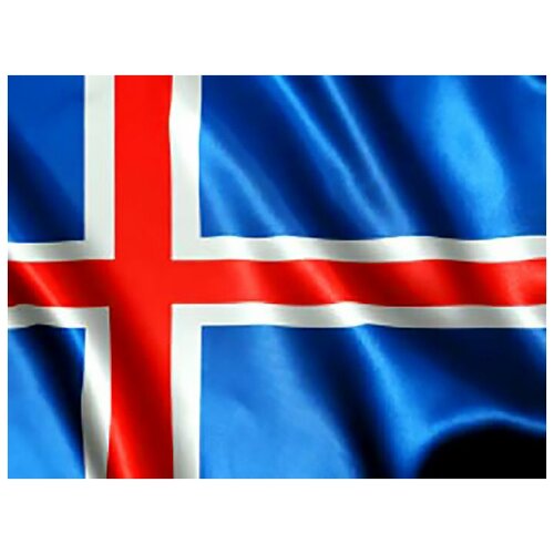 фото Без тм флаг исландии (135 х 90 см)