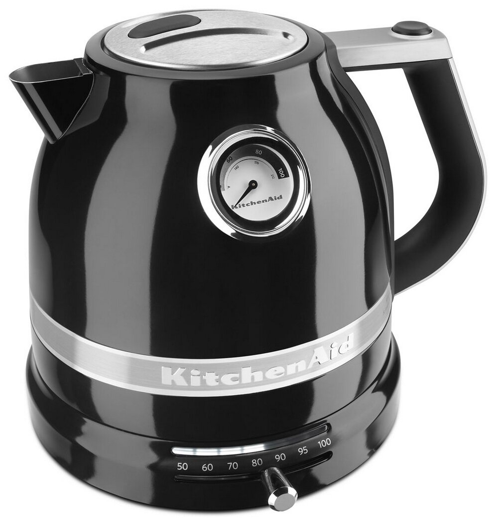 Электрочайник KitchenAid ARTISAN 5KEK1522EOB 1,5 л. Черный - фотография № 1