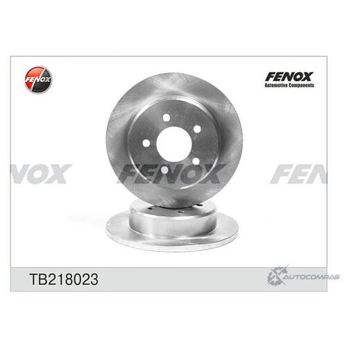 FENOX TB218023 Диск тормозной Chrysler Voyager 95-, Dodge Caravan 00-, Jeep Cherokee 01-