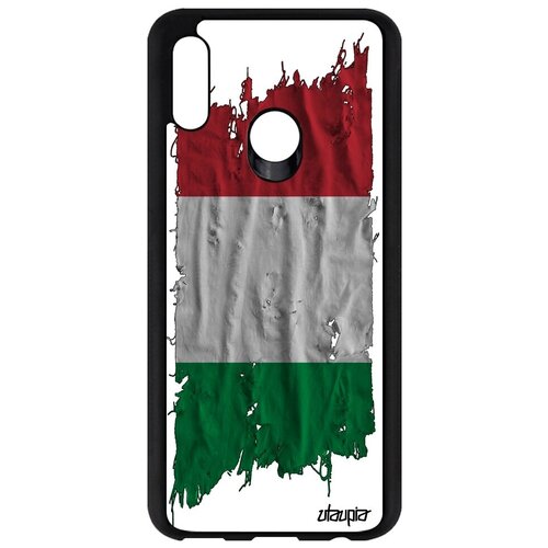 фото Модный чехол на смартфон // honor 10 lite // "флаг италии на ткани" стиль страна, utaupia, белый