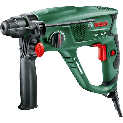 Перфоратор BOSCH PBH 2100 RE550 Вт перфоратор bosch pbh 2000 re патрон sds plus уд 1 5дж 550вт