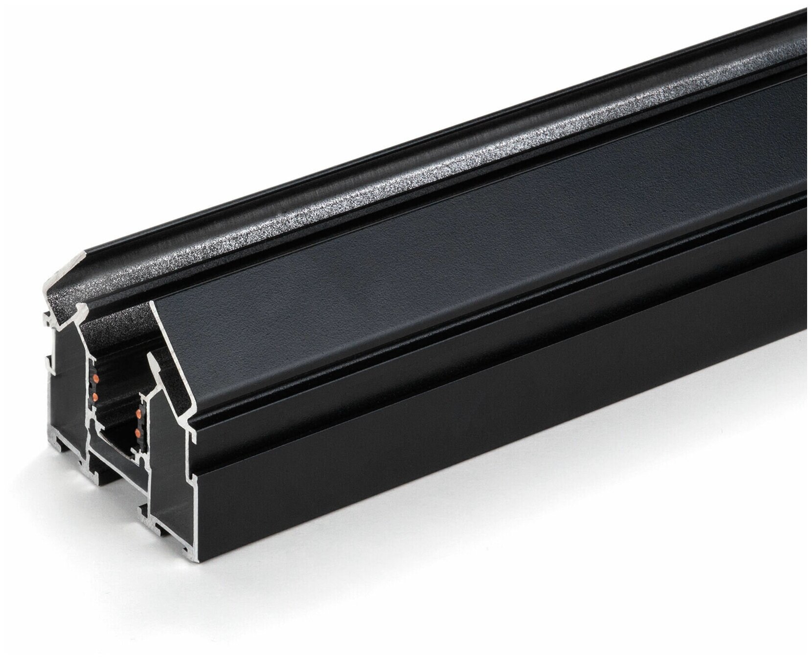 Шинопровод в натяжной потолок Elektrostandard Slim Magnetic 85123/00, цвет черный, 2 м.