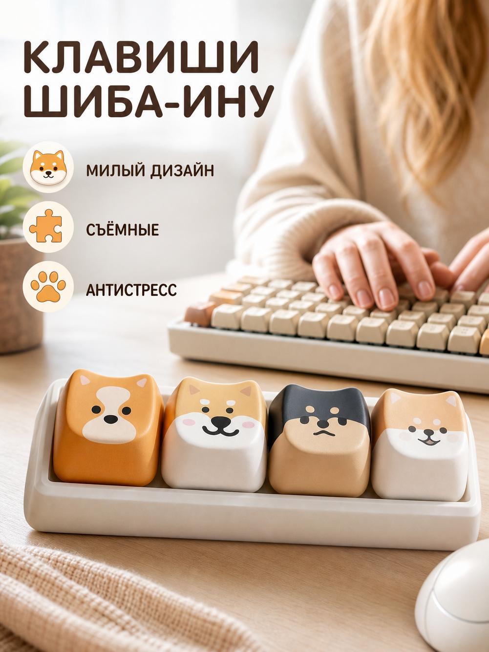 Сквиш антистресс кликер кнопки для снятия стресса декоративный на стол