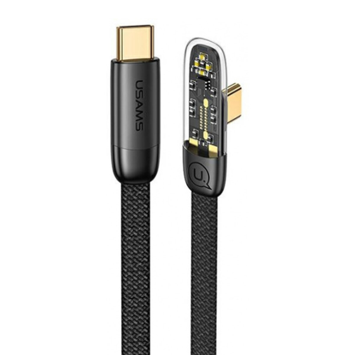 Кабель USAMS US-SJ587 Type-C PD 100W 2м Чёрный SJ587USB01 — фото 15