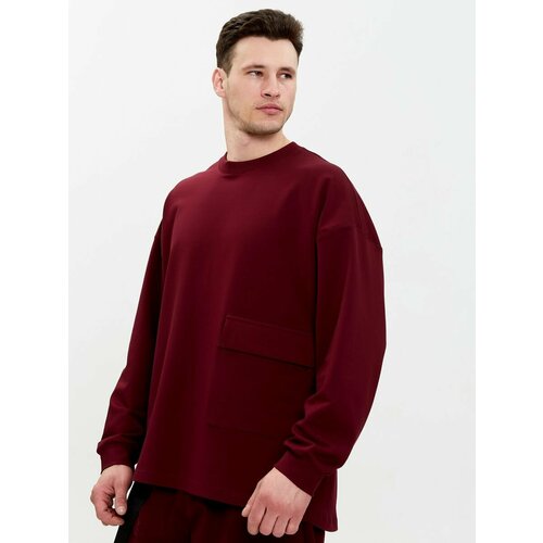 Свитшот Forma Squad, удлиненный, размер M, бордовый