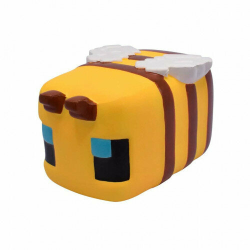 Сквиш, игрушка антистресс Minecraft Пчела 13см