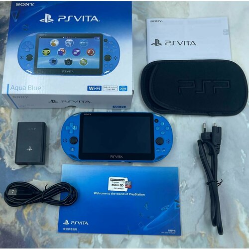 Оригинальная Sony PS Vita Slim Blue(Прошивка Hen) Новая