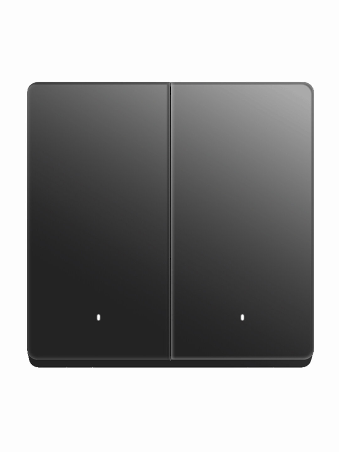 Умный настенный выключатель двухклавишный Xiaomi Smart Switch Pro Dual Switches Black (XMQBKG05LM)