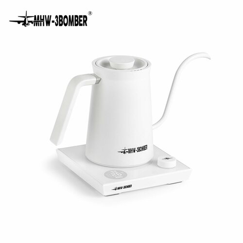 Чайник электрический для заваривания кофе MHW3 BOMBER / 600 мл / белый