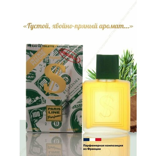 Paris Line Parfums Dollar Intense Perfume / Париж Лайн Парфюм Доллар Туалетная вода мужская 100 мл