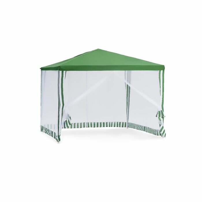 Тент-шатер садовый Green Glade из полиэстера, 300 смх300 смх250 см, с москитной сеткой (1036)
