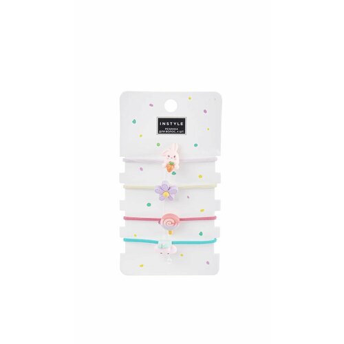 Резинка для волос, 4 шт