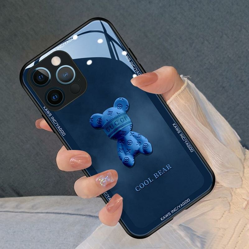 фото Чехол Klein "Синий мишка", для iPhone 11, зеленый