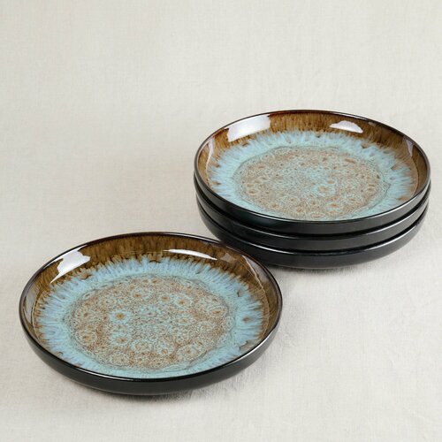 Набор тарелок, десертные, плоские, для сервировки, 20 см. 4 шт.