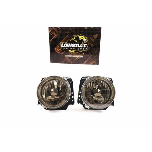 VW Golf 2 Фары головного света с ангельскими глазками тонированные хром отражатель LOWSTUFF 191941753SMKAE 13711₽