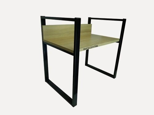 Изображение товара Полка для микроволновки GARROSS "SIBERIA 211706", одна полка 35х54 см, высота 54 см, каркас чёрный, цвет полки сонома