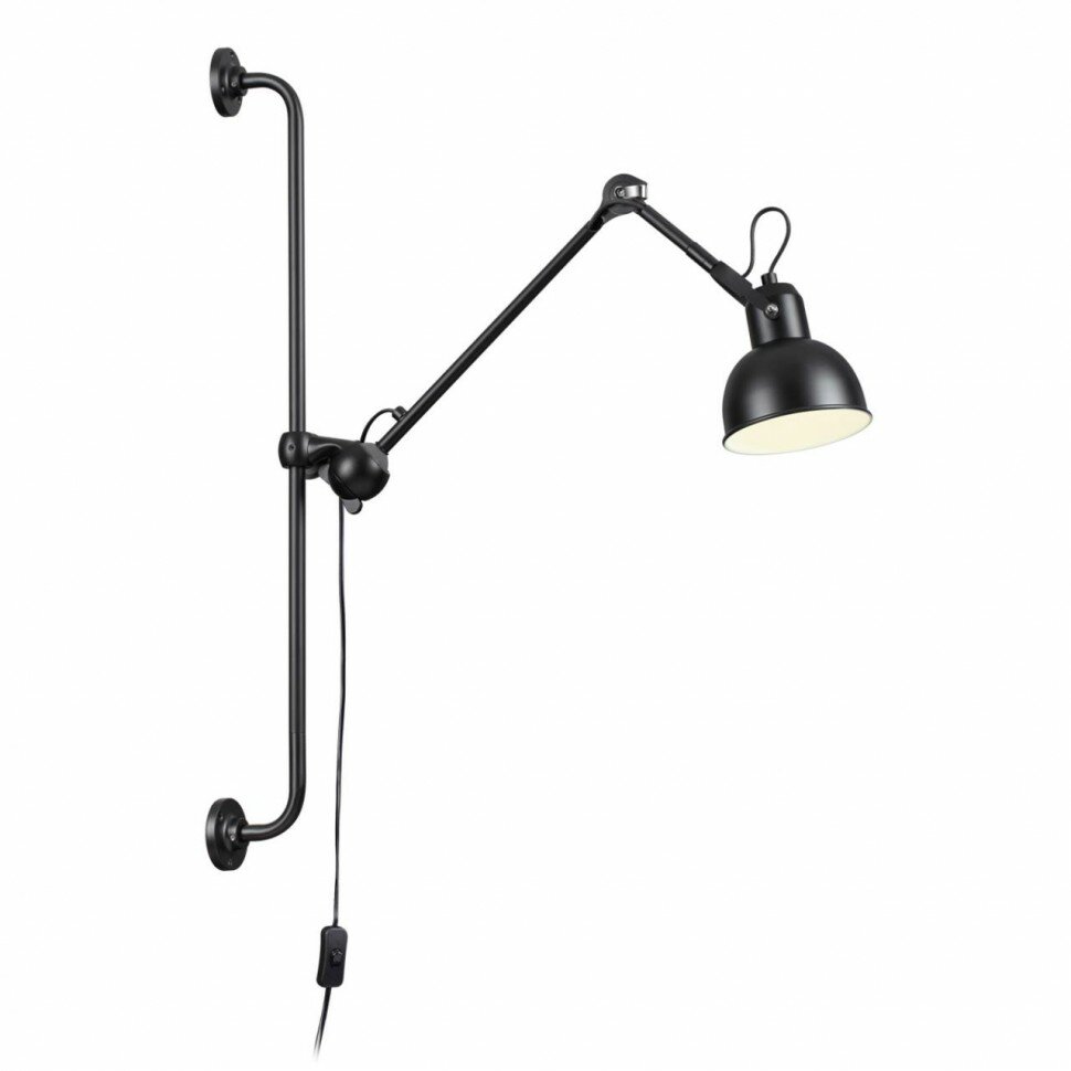 Odeon Light 4125/1WA MODERN ODL19 681 черный Бра на кронштейне Е14 1*40W ARTA