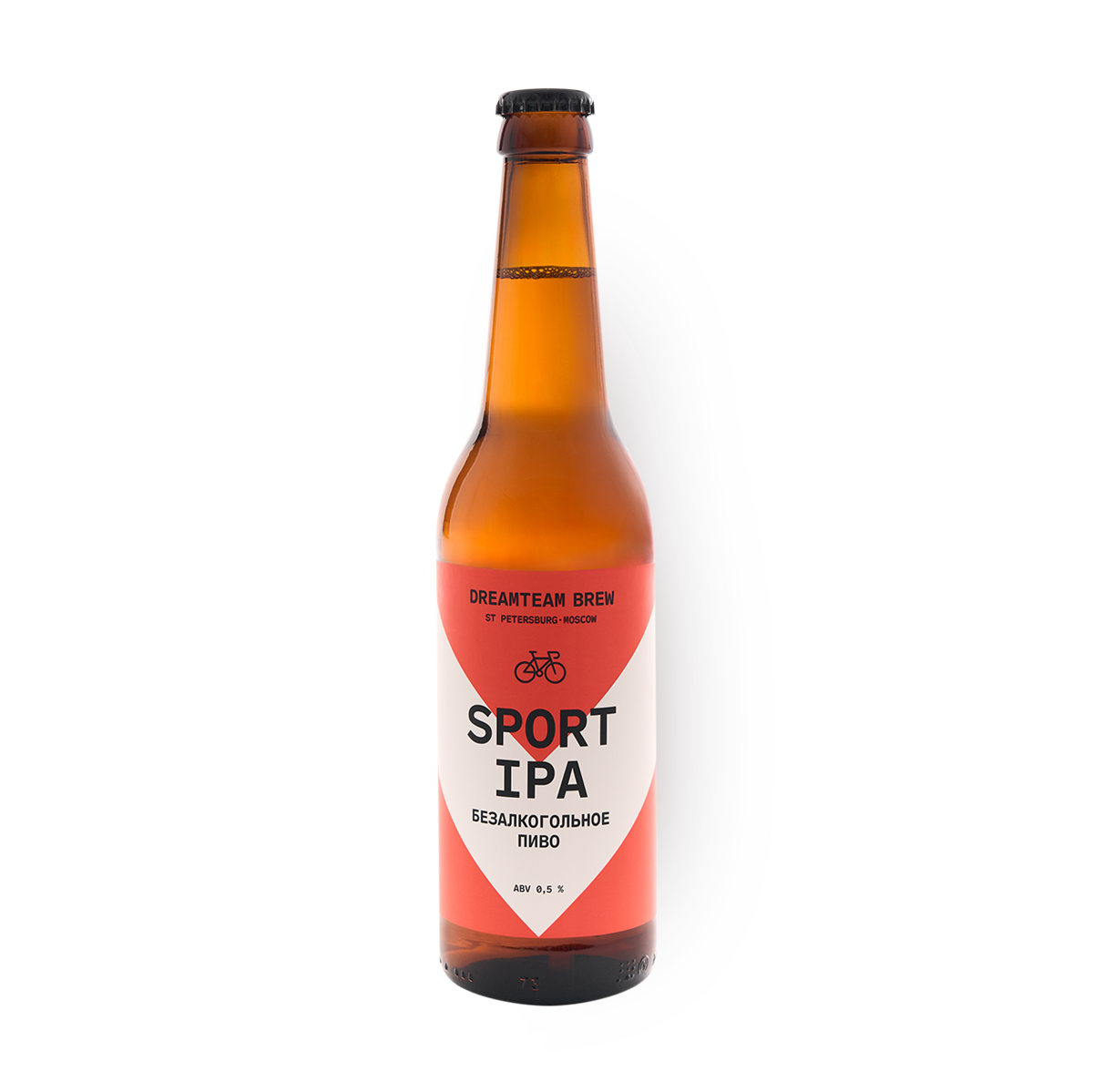 Пиво DREAMTEAM BREW Sport IPA Dreamteam Brew, 0,5%, 0,45 л, фильтрованное, светлое