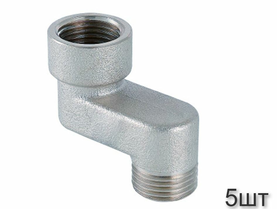 ViEiR Эксцентрик 3/4"ВР-1/2"НР 30 мм, никелированная латунь (VRFM43-30) 5шт