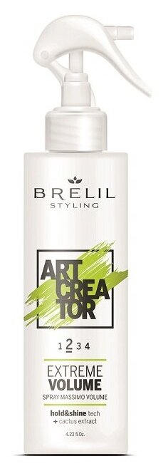Brelil Professional Artcreator спрей для укладки волос Extreme Volume, средняя фиксация, 150 мл