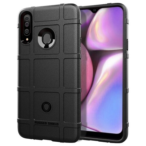 фото Чехол mypads для samsung galaxy a20s противоударный усиленный ударопрочный черный