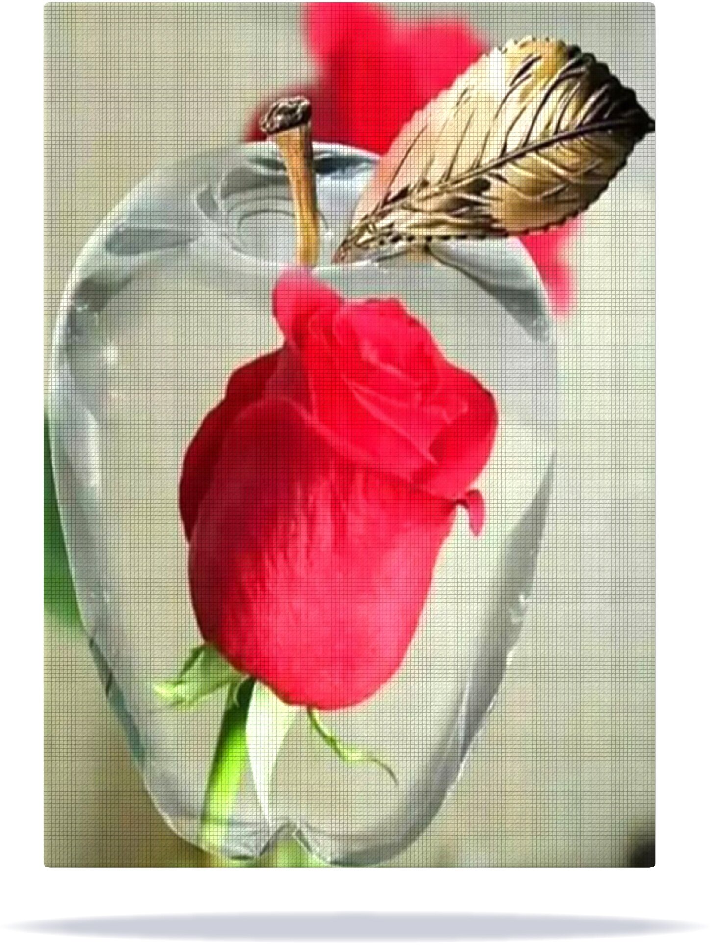 фото Алмазная мозаика со стразами 30x40 см без подрамника