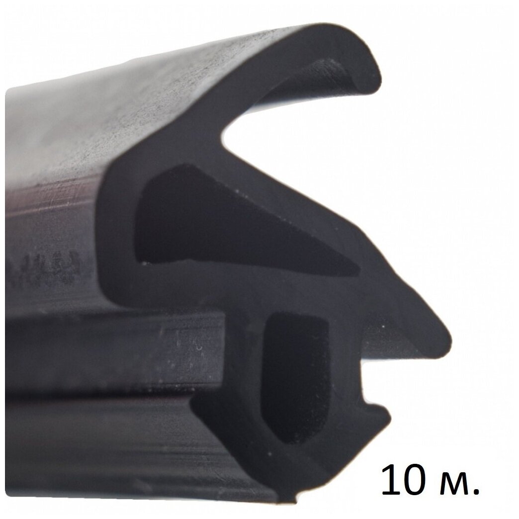 фото Уплотнитель оконный для окон ПВХ KBE 228, черный, 10 метров