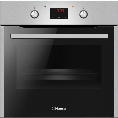 Hansa Встраиваемый духовой шкаф 595x595x575 см 8 программ программатор нержавеющая сталь телескопические направляющиеочистка паром Aqualytic 2999000₽