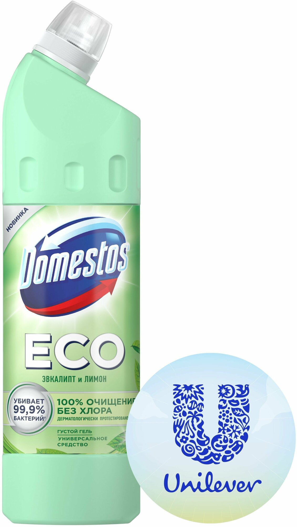 Гель универсальный Eco свежесть леса Domestos, 750 мл, 818 г - фотография № 14