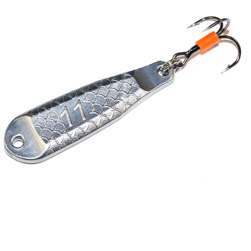 фото Блесна "трофи" 11г, l-4,2см (свинец, серебро 925) cargo